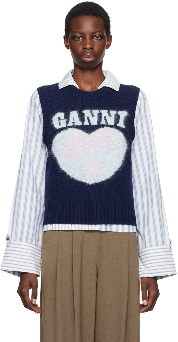 

Жилет Navy Heart GANNI