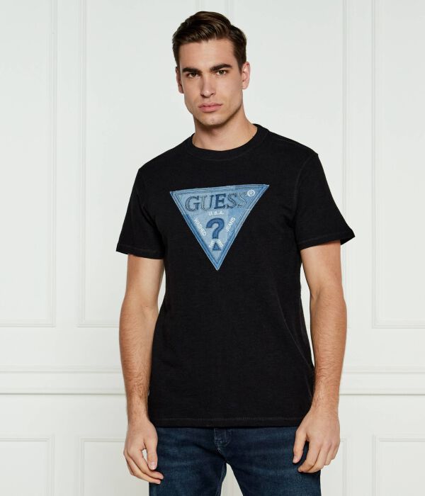 

Футболки Regular fit Guess Jeans, черный
