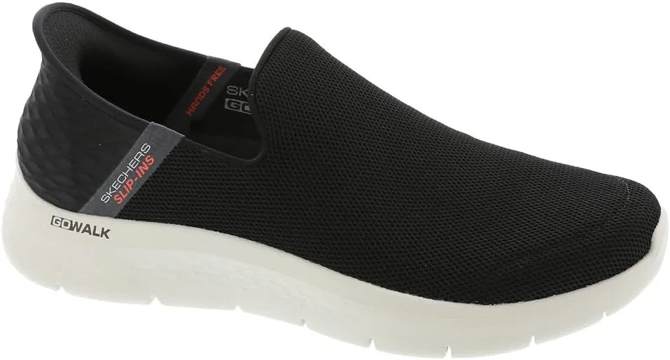 Мужские слипоны Skechers Hands Free: Go Walk Flex No Hands Sneaker Sneakers, Black Grey