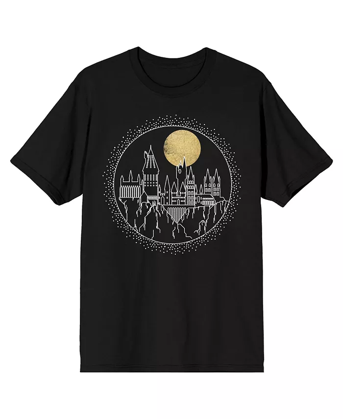 

Футболка Big & Tall Hogwarts Line Art Moonrise Black - 4XL Harry Potter, черный