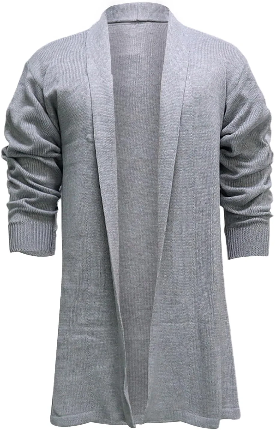 

Мужской кардиган с воротником и пуговицами, вязаный, свободного кроя