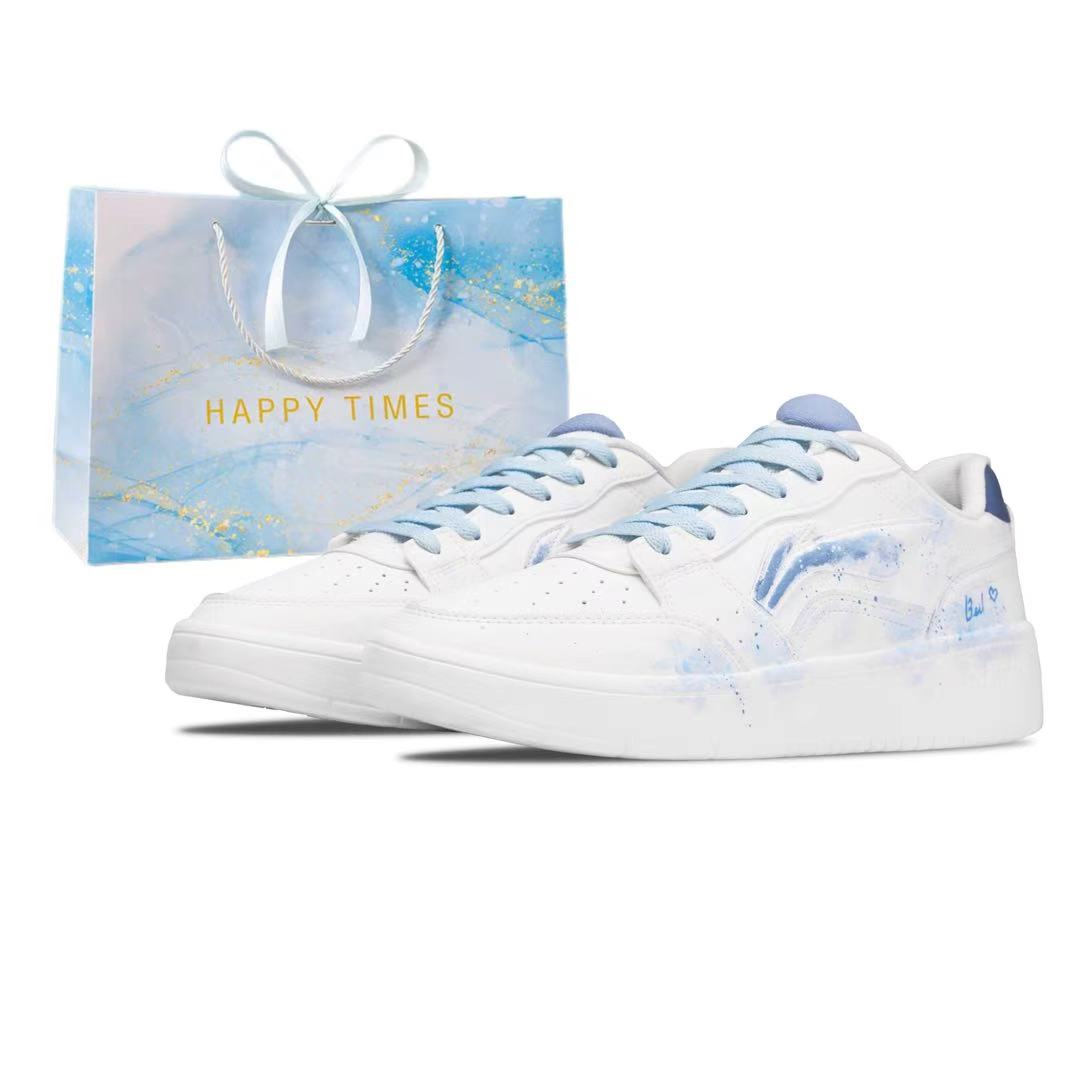 

Li-Ning Sycee Dusty Blue Starry Sky, Dusty Space, сумка для покупок, устойчивая к истиранию и скольжению, низкие