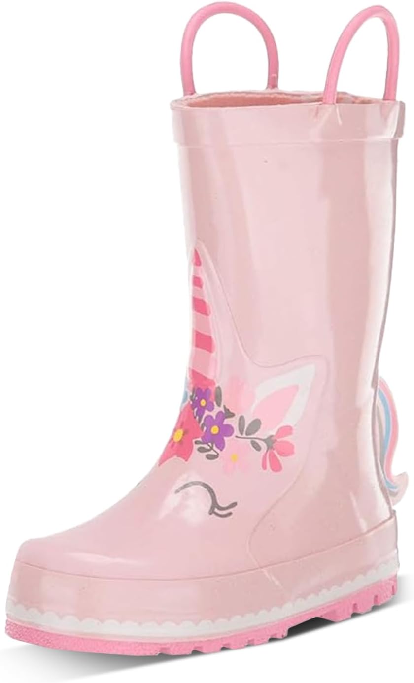 

Детские резиновые сапоги Western Chief с ручками для надевания - премиальные водонепроницаемые сапоги для мальчиков и девочек, Unity Unicorn