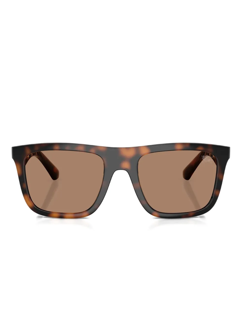 

Солнцезащитные очки в квадратной оправе Burberry Eyewear, коричневый