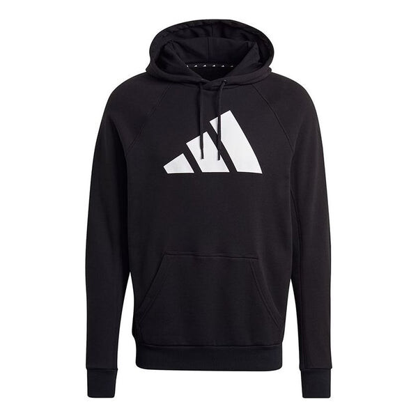 

Толстовка m fi hood casual sports hooded pullover black Adidas, черный