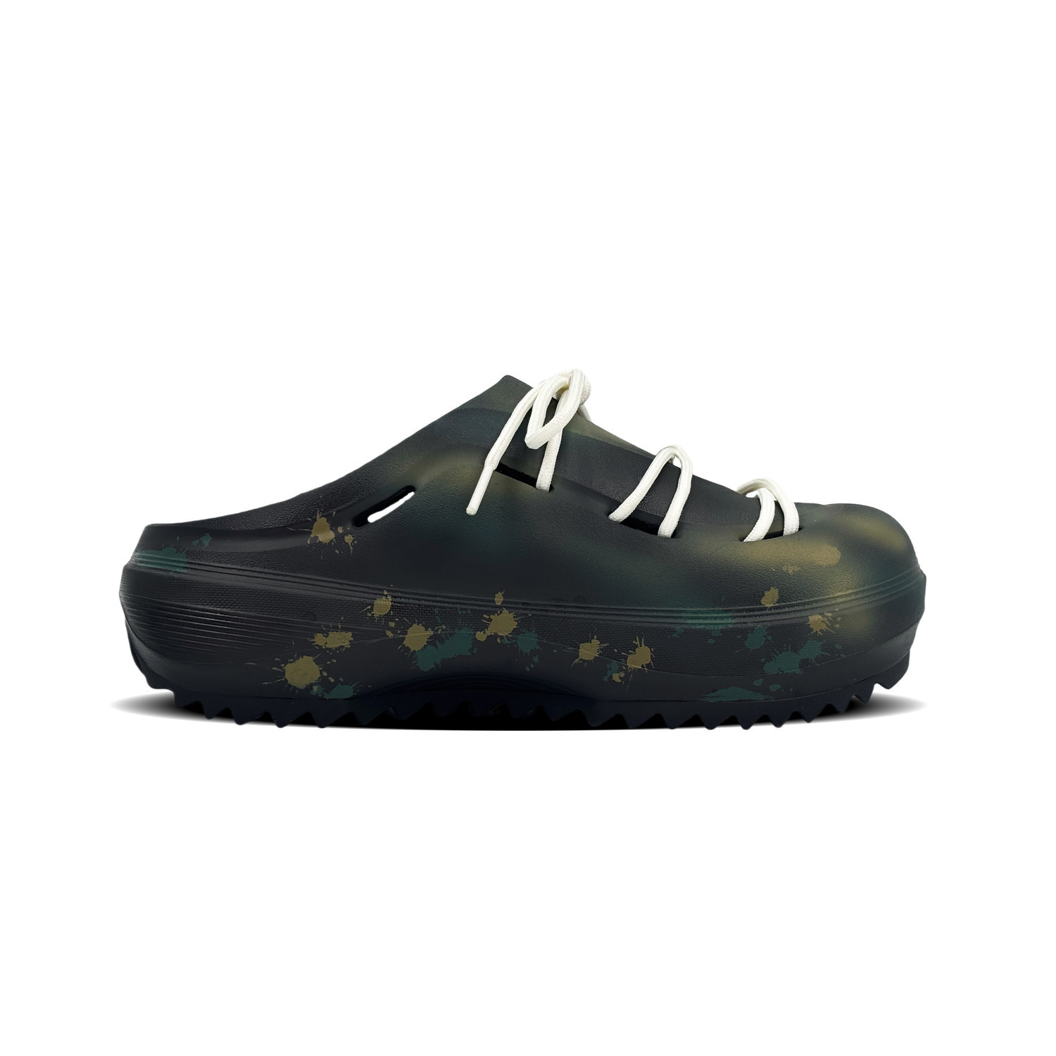 Adidas OZWEE CLOG устойчивые к истиранию закрытые тапочки унисекс камуфляж, цвет Camouflage — фото 2