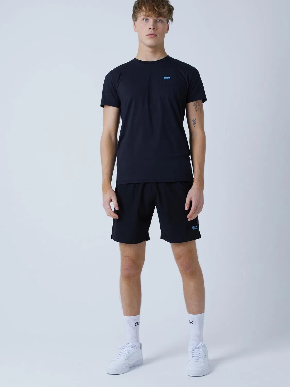 Спортивные шорты Sportkind Regular Workout Pants Shorts regular черного цвета — фото 2
