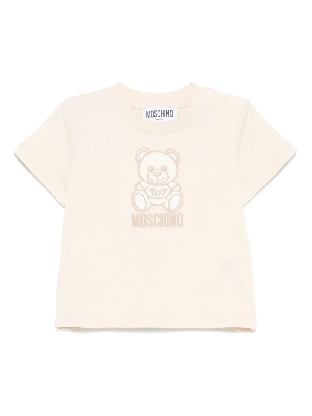 

Футболка с узором Teddy Bear Moschino Kids, нейтральный
