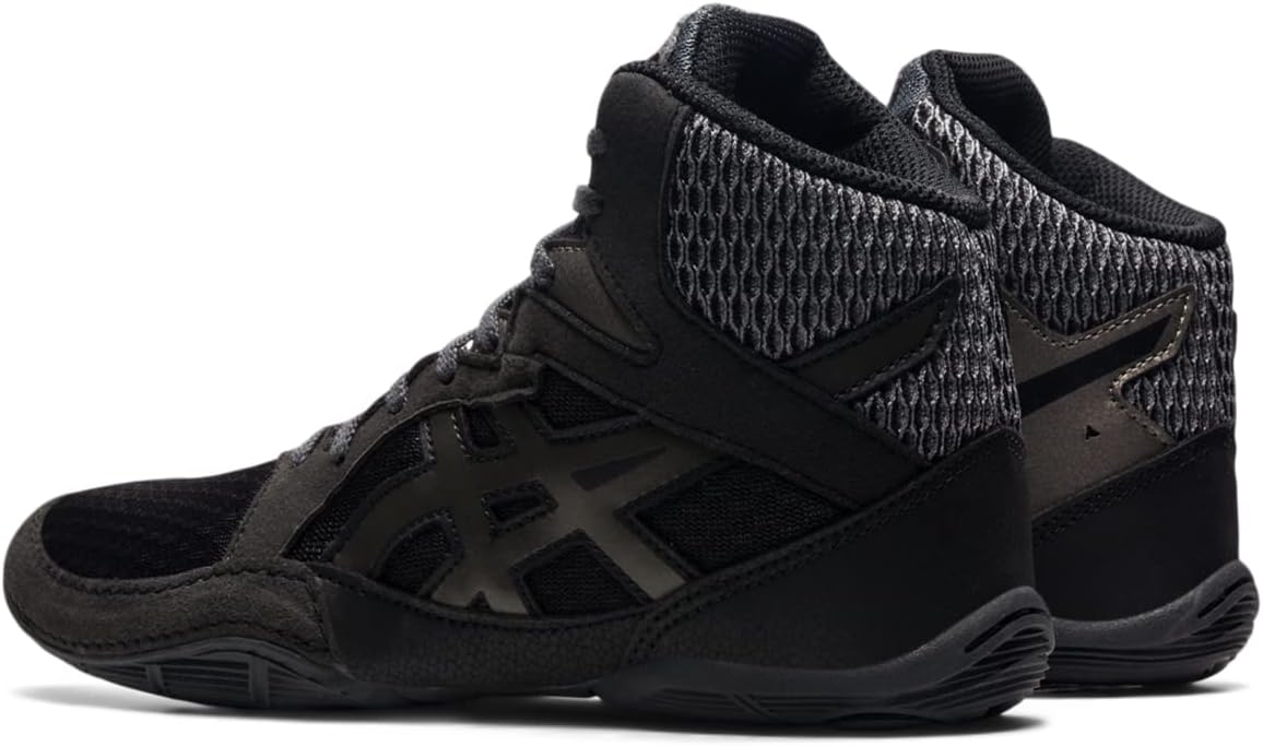 Детские борцовские кроссовки ASICS Snapdown 3 для школьников, черный — фото 3