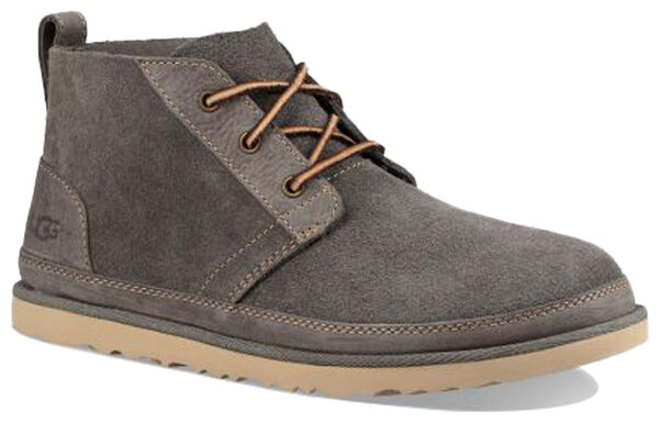 Кроссовки neumel без подкладки кожаные шнуровки карго Ugg, серый — фото 3