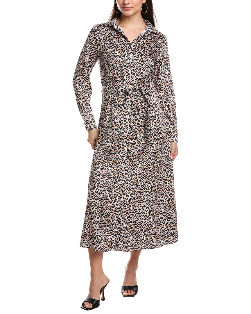 

YAL New York платье с поясом в цветочном принте, золотой