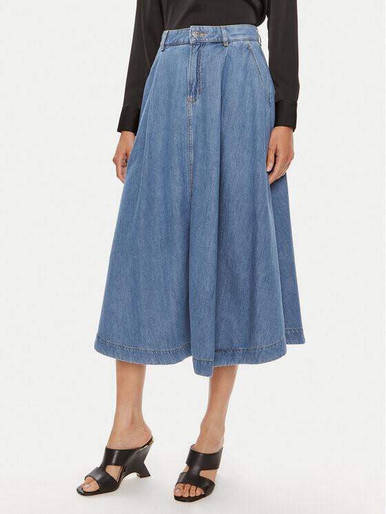 

Юбка стандартного кроя Boss, синий