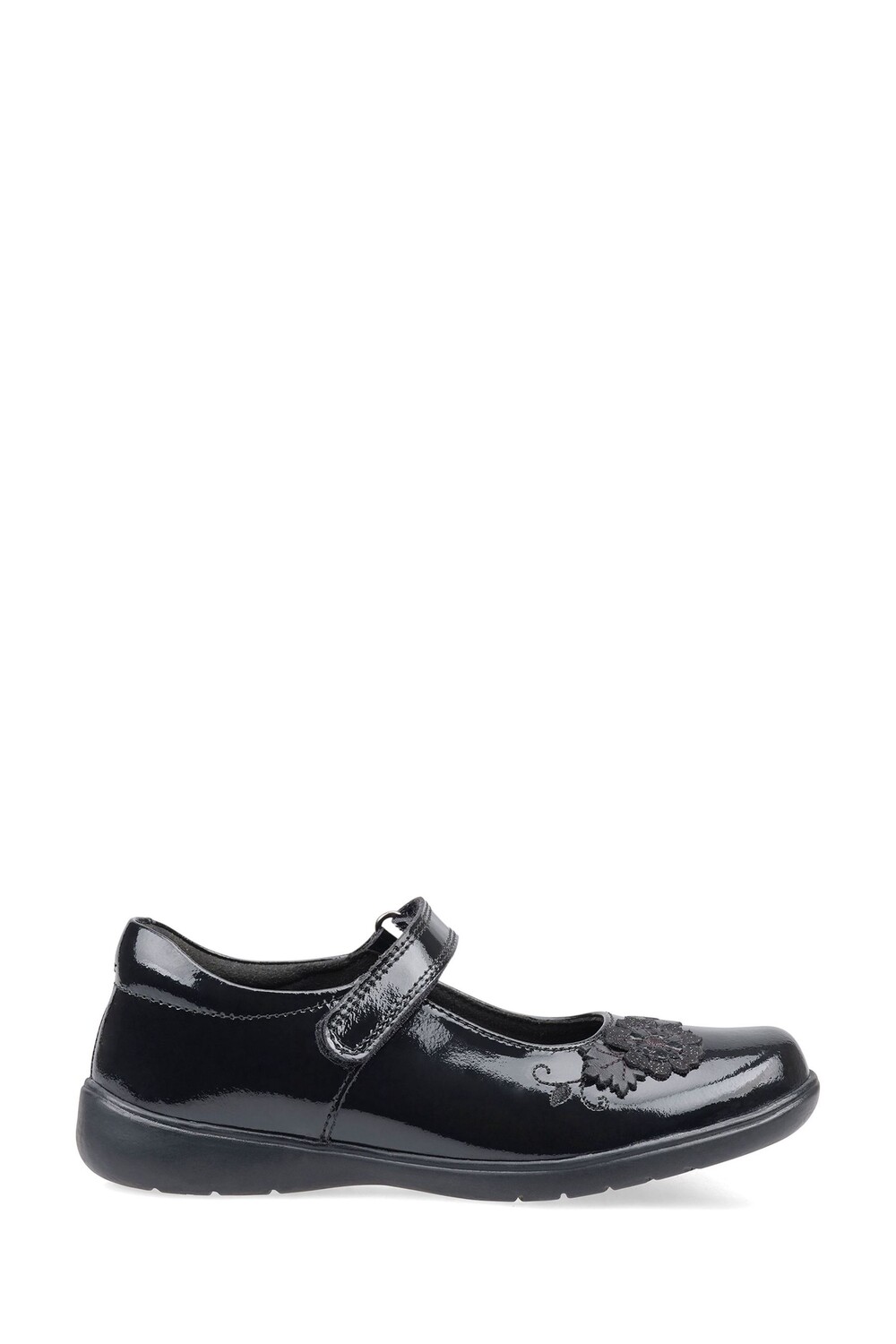 

Черные школьные туфли Start-Rite Wish F Fit из лакированной кожи с застежкой-липучкой Start Rite, черный