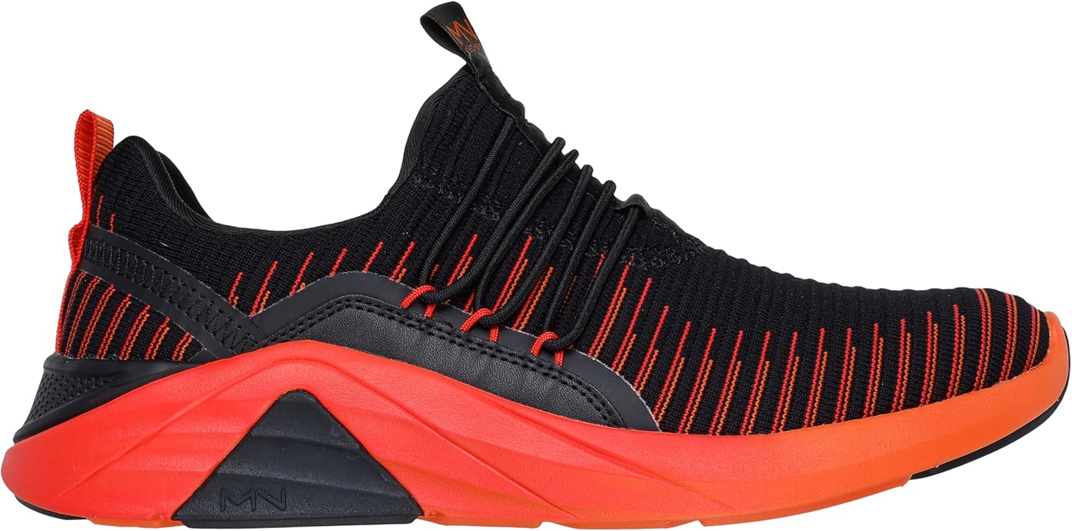 Мужские кроссовки Skechers Mark Nason Linear 2.0 - Holtz, черный/красный — фото 4