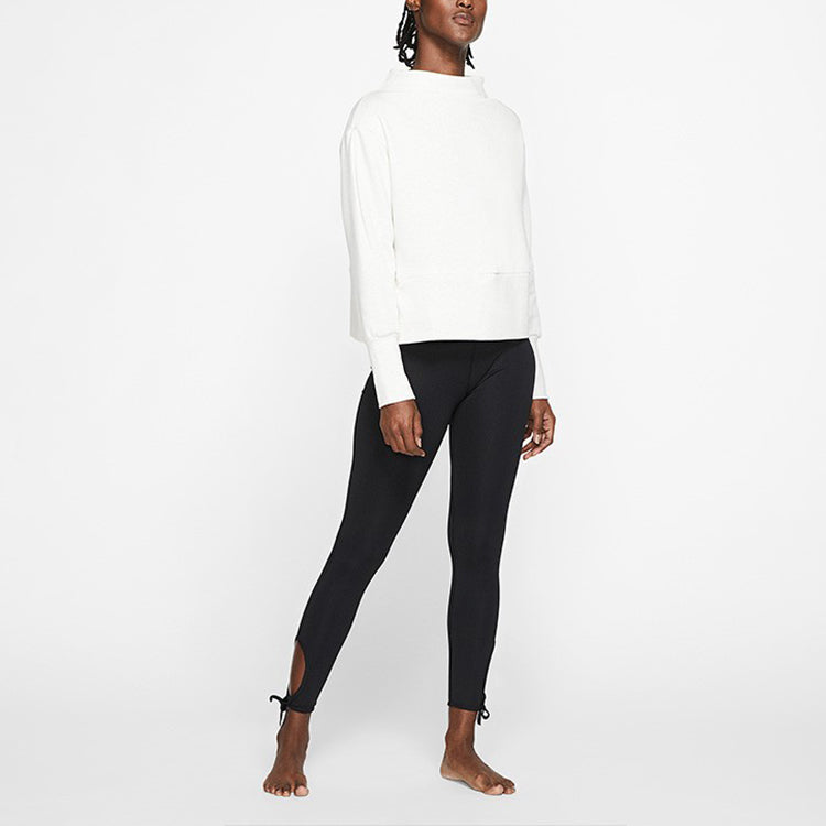 Леггинсы (WMNS) Nike Leggings 'Black', черный — фото 4