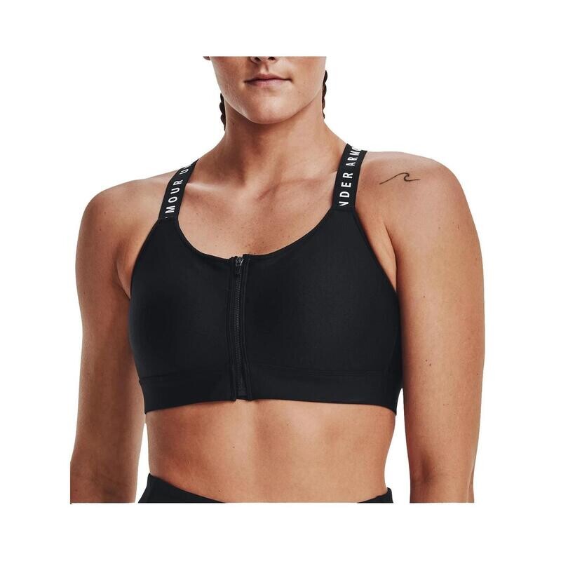 

Спортивный бюстгальтер Ua W Infinity High Bra Zip Women - черный UNDER ARMOUR, цвет schwarz
