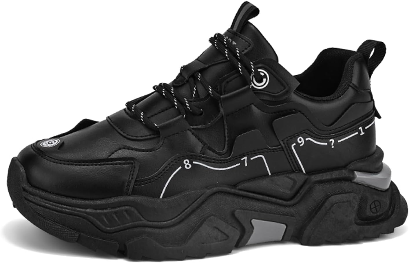 

Мужские повседневные спортивные кроссовки GSIGUL для ходьбы, тенниса и тренировок, модные массивные кроссовки для мужчин, черный