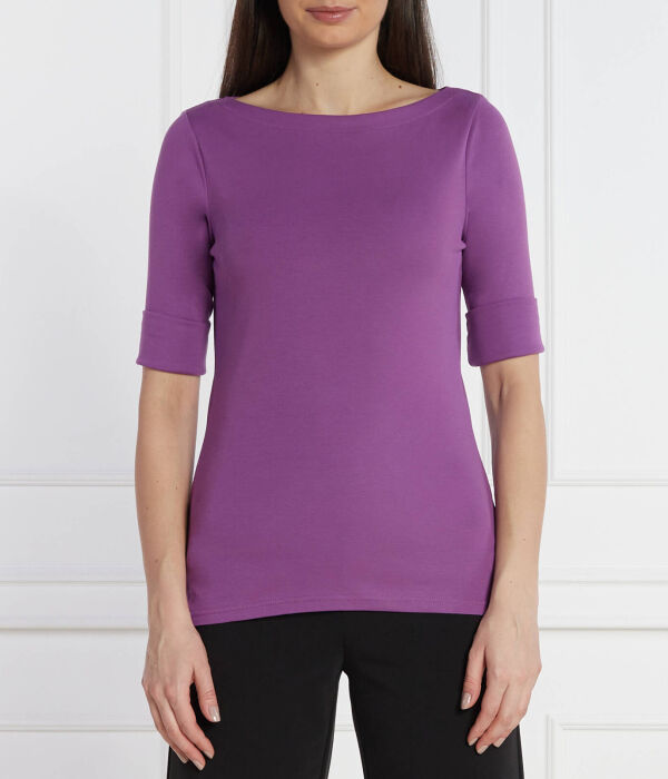 

Блуза Regular Fit Lauren Ralph Lauren, фиолетовый