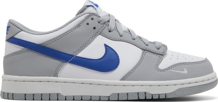 

Кроссовки Dunk Low GS 'Wolf Grey Royal', серый