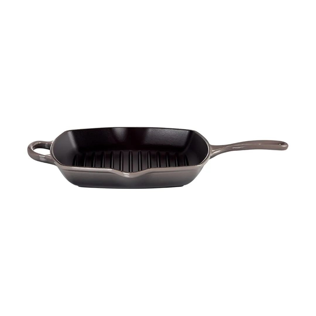 

Чугунная квадратная сковорода-гриль Le Creuset, серый