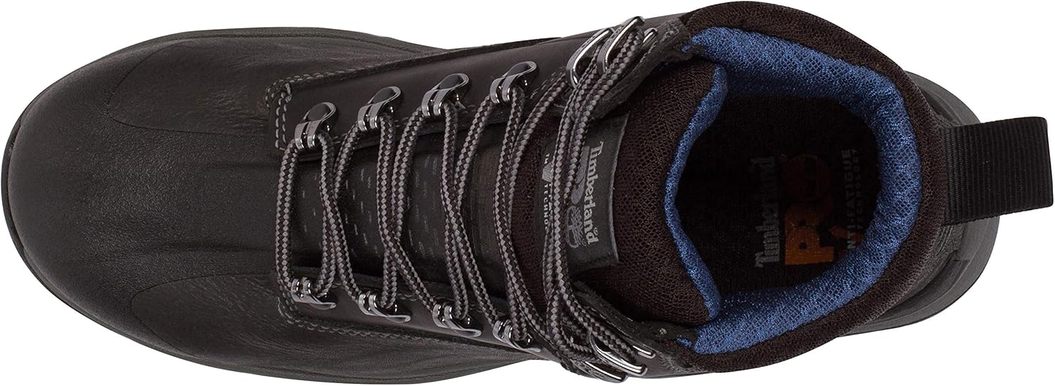 Водонепроницаемые мужские ботинки Timberland PRO Downdraft 6 дюймов, Infrared-Resistant Black — фото 4