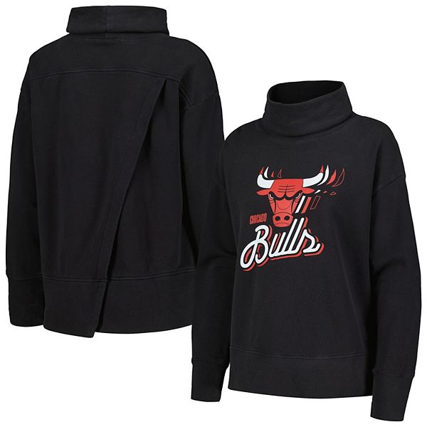 

Женский черный свитшот Chicago Bulls Sunset Levelwear