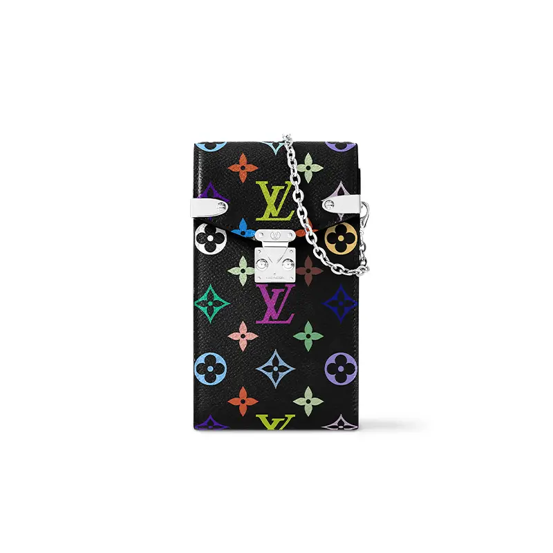 LOUIS VUITTON Чехол для телефона Takashi Murakami Metis черный разноцветный — фото 2