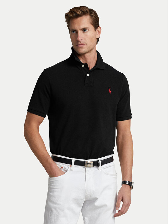 

Поло classic fit 710783656020 Polo Ralph Lauren, черный