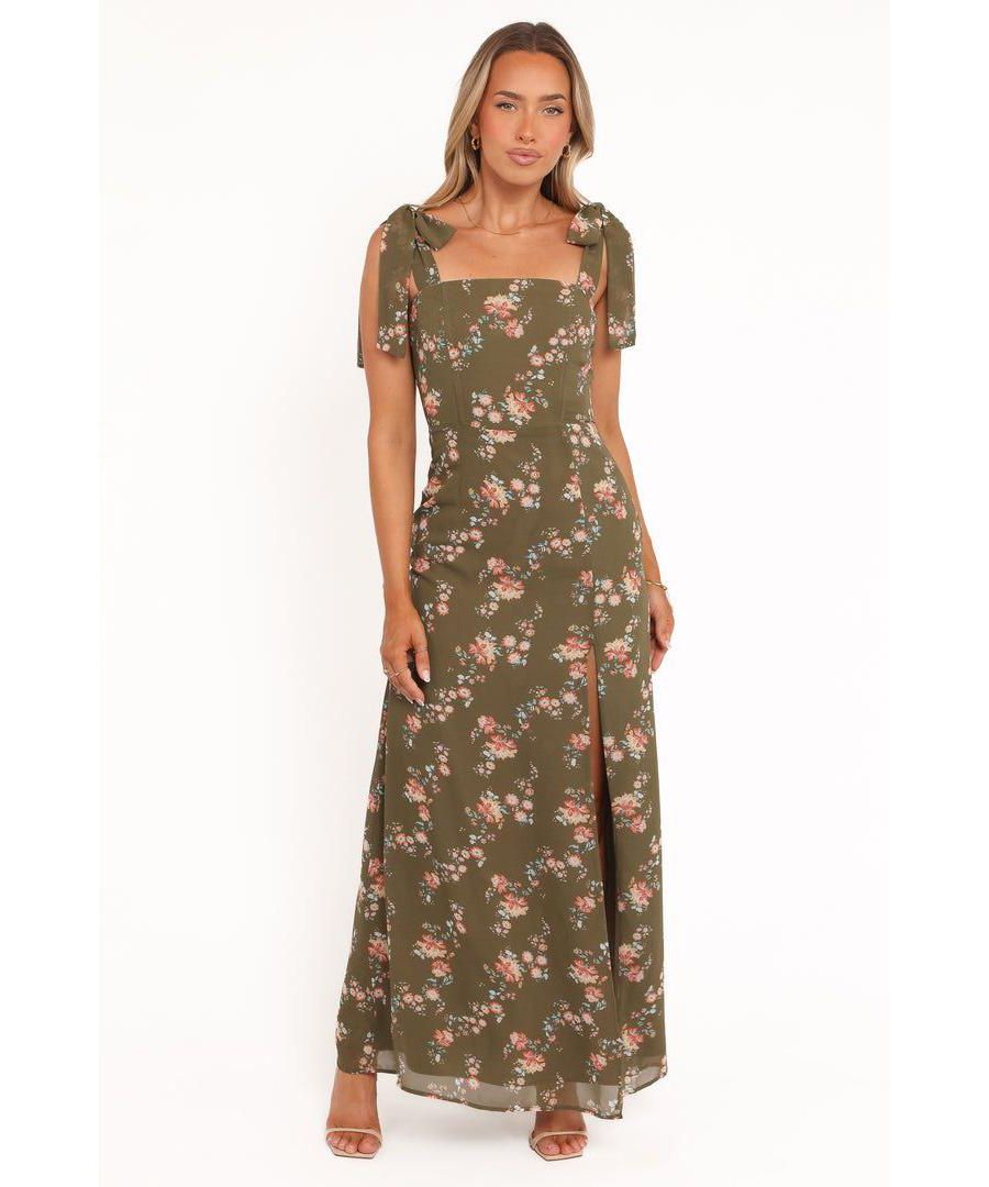 

Женское длинное платье Renita, оливковый цвет Petal and Pup, Green