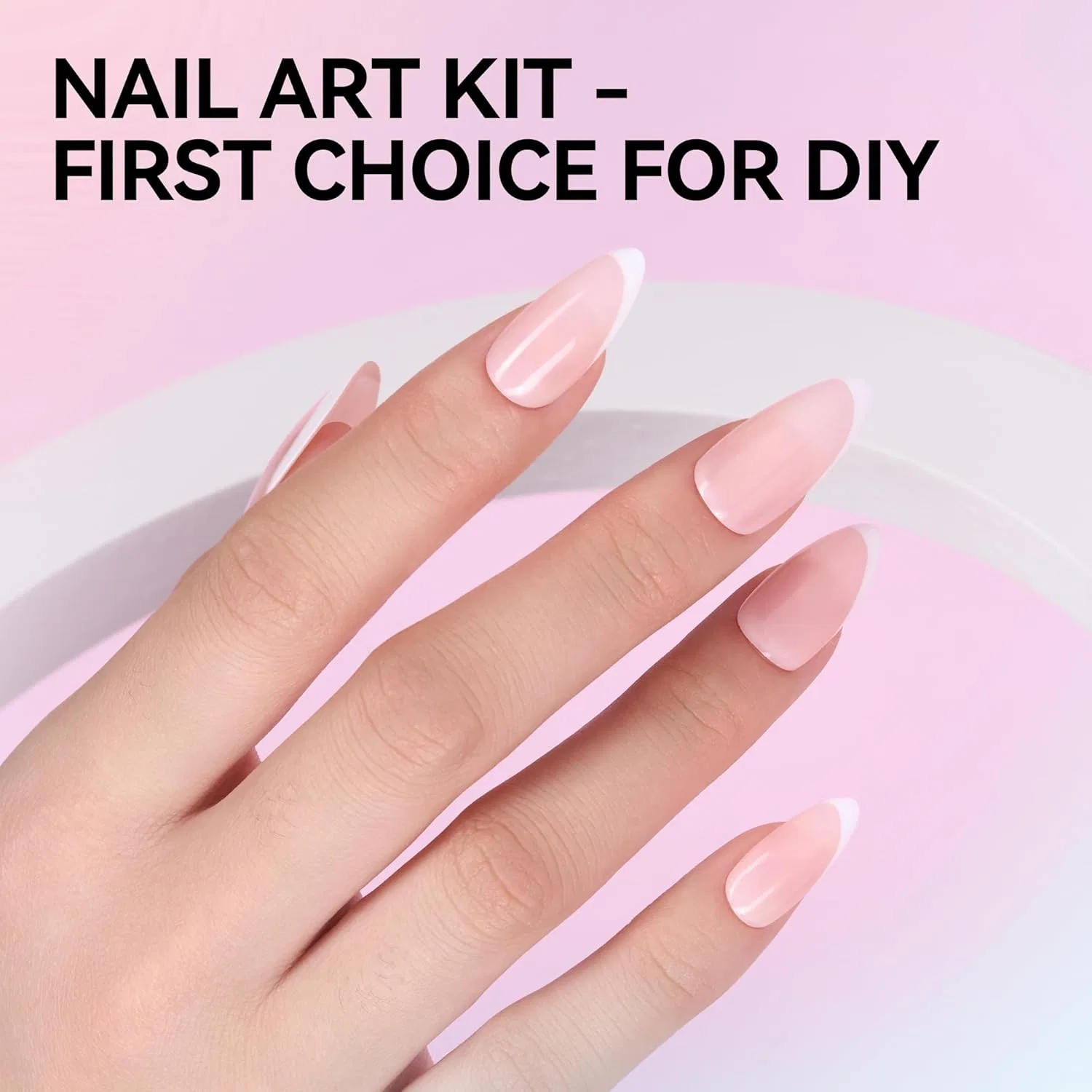 Набор для наращивания ногтей «6 in 1» от Gelike ec Gelike Ec, 1. Pink + Nude — фото 3