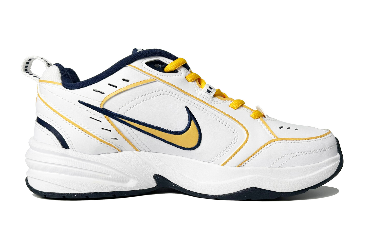 

Массивные кроссовки Nike Air Monarch 4 унисекс, White/Yellow