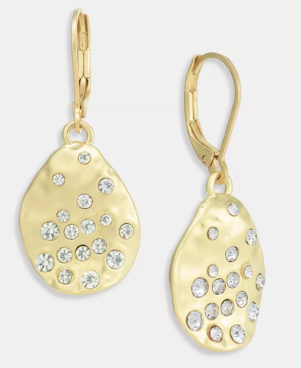 

Серьги-Подвески овальной формы с паве, эксклюзивно в Macy's Style & Co, crystal