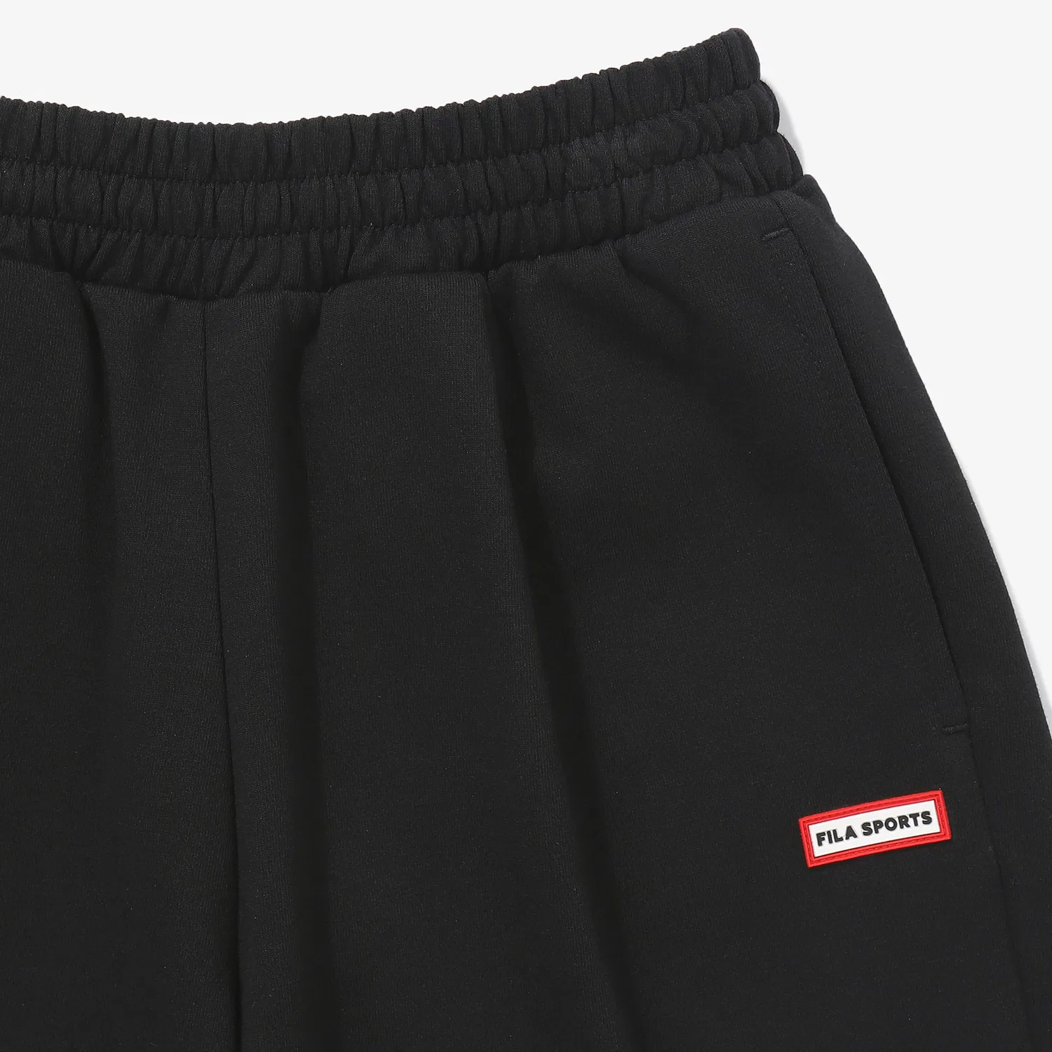 Детские шорты 5-й длины с сетчатой спинкой чёрные от Fila Kids — фото 4