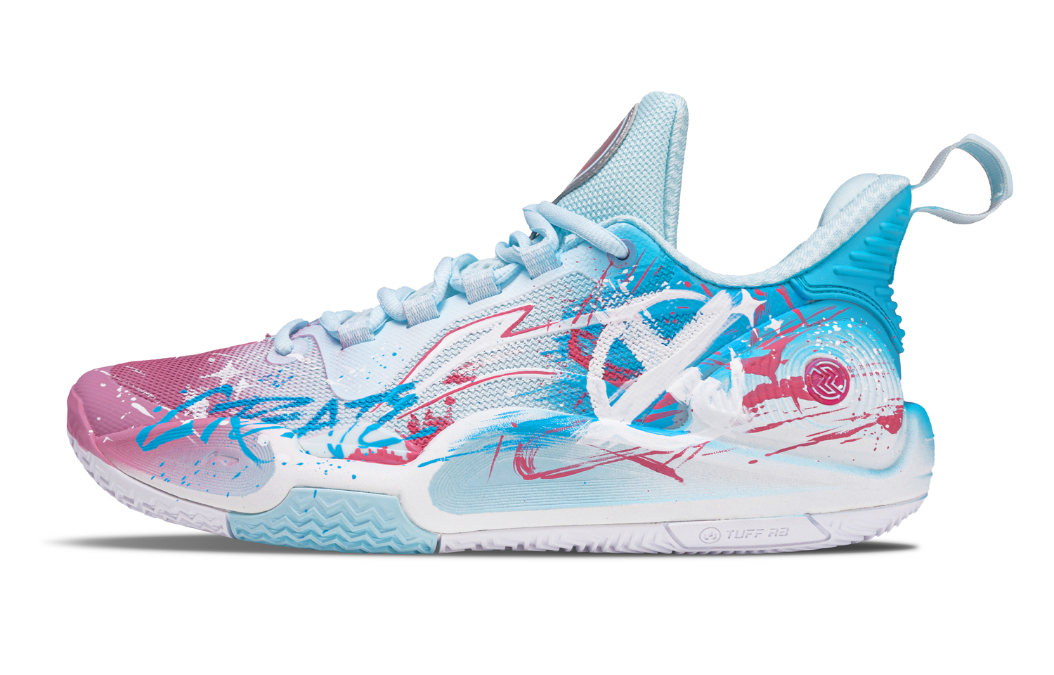 

Скоростные 9 амортизаторы противоскользящие износостойкие низкие баскетбольные кроссовки men's LINING, розовый