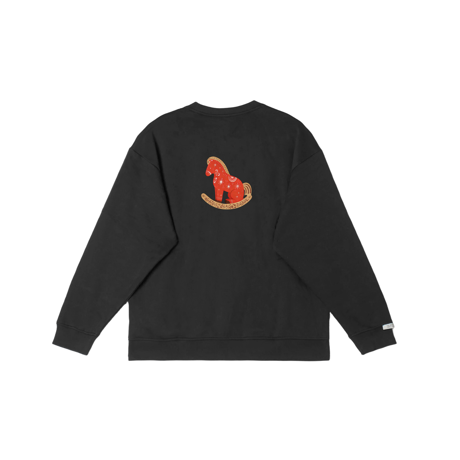 

Adidas Свитшот LABEL Unisex Black Crew Neck Moderate Regular