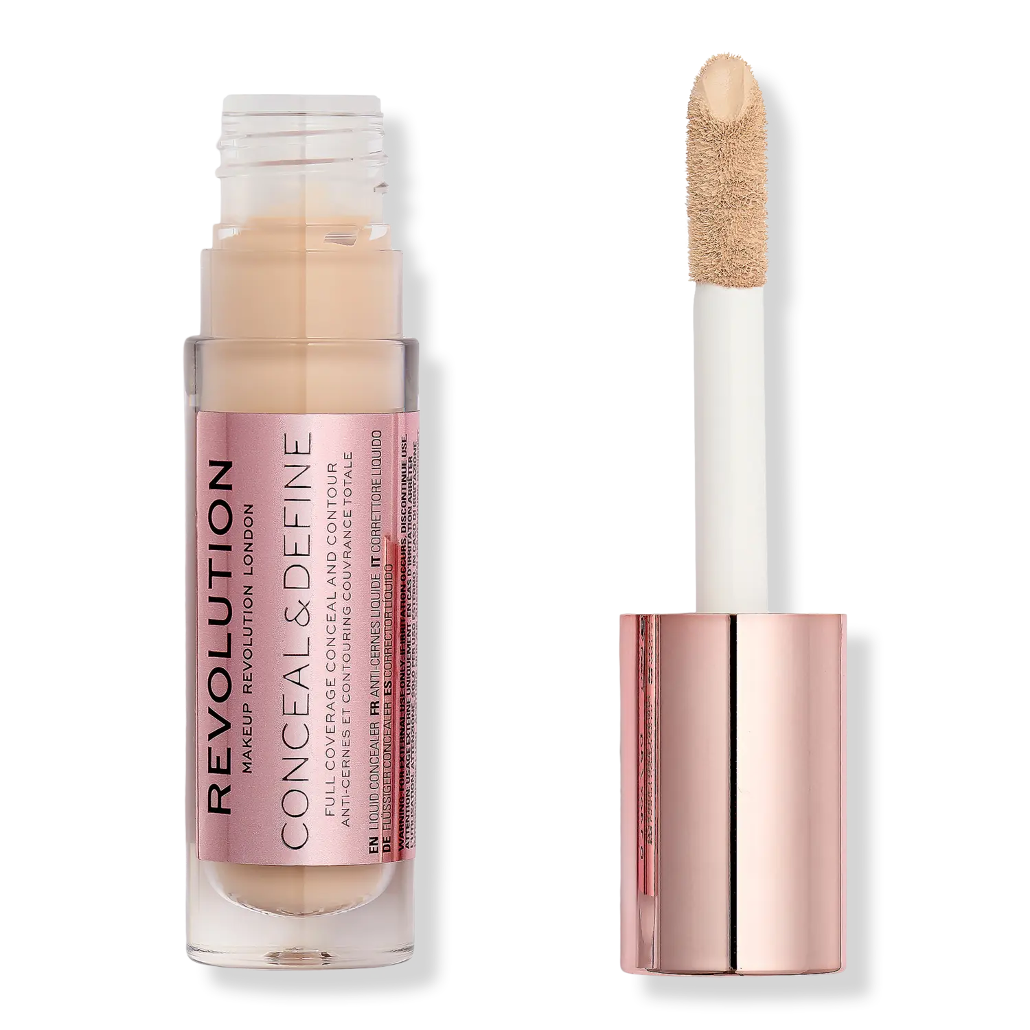 

Консилер Conceal & Define с полным покрытием Revolution Beauty, C3.5 (for fair to light skin tones w/ a neutral undertone)