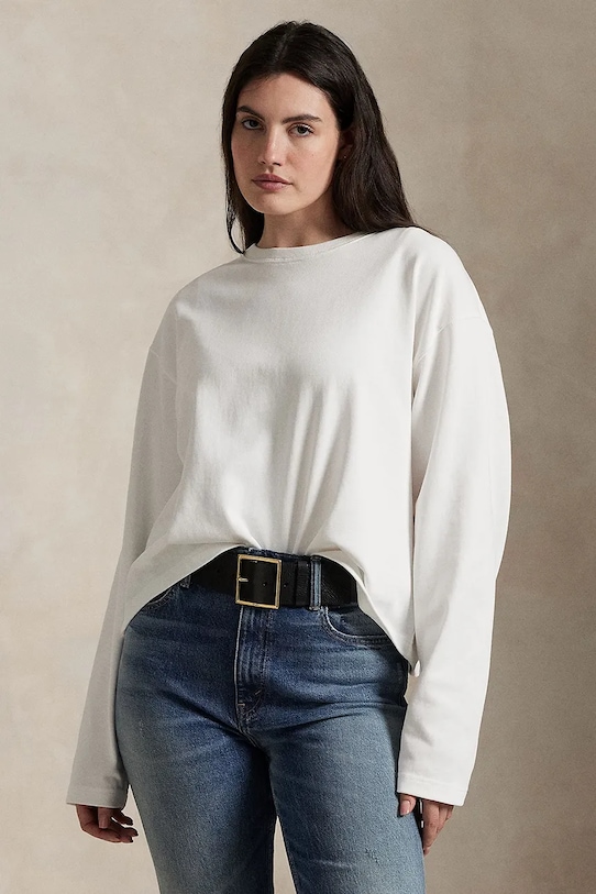 

Хлопковая водолазка Polo Ralph Lauren, белый