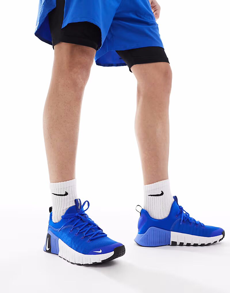 Кроссовки Nike Training Free Metcon 6 синего цвета — фото 4