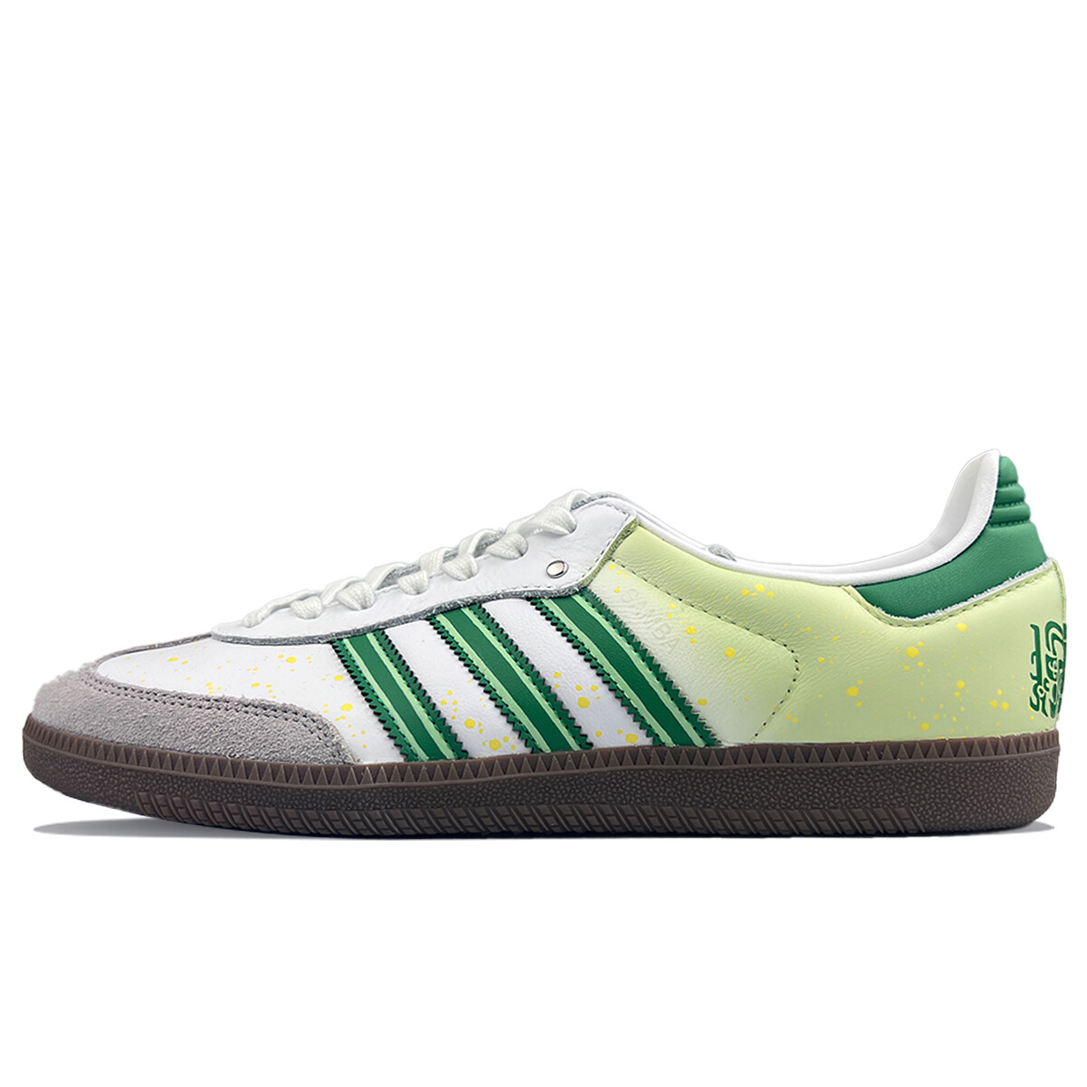 

Кроссовки adidas originals Samba Skateboarding Shoes Unisex Low-top Green, белый