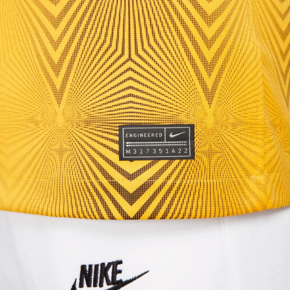 Футболка с коротким рукавом Nike Kaizer Chiefs 22/23 Dri Fit Stadium home, желтый — фото 4