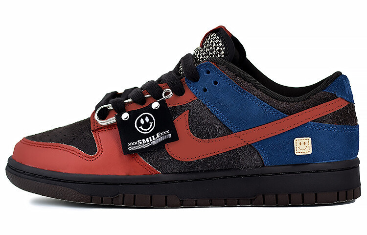 

Кеды Nike Dunk Skateboard Unisex Low-Top, оранжевый/коричневый/синий
