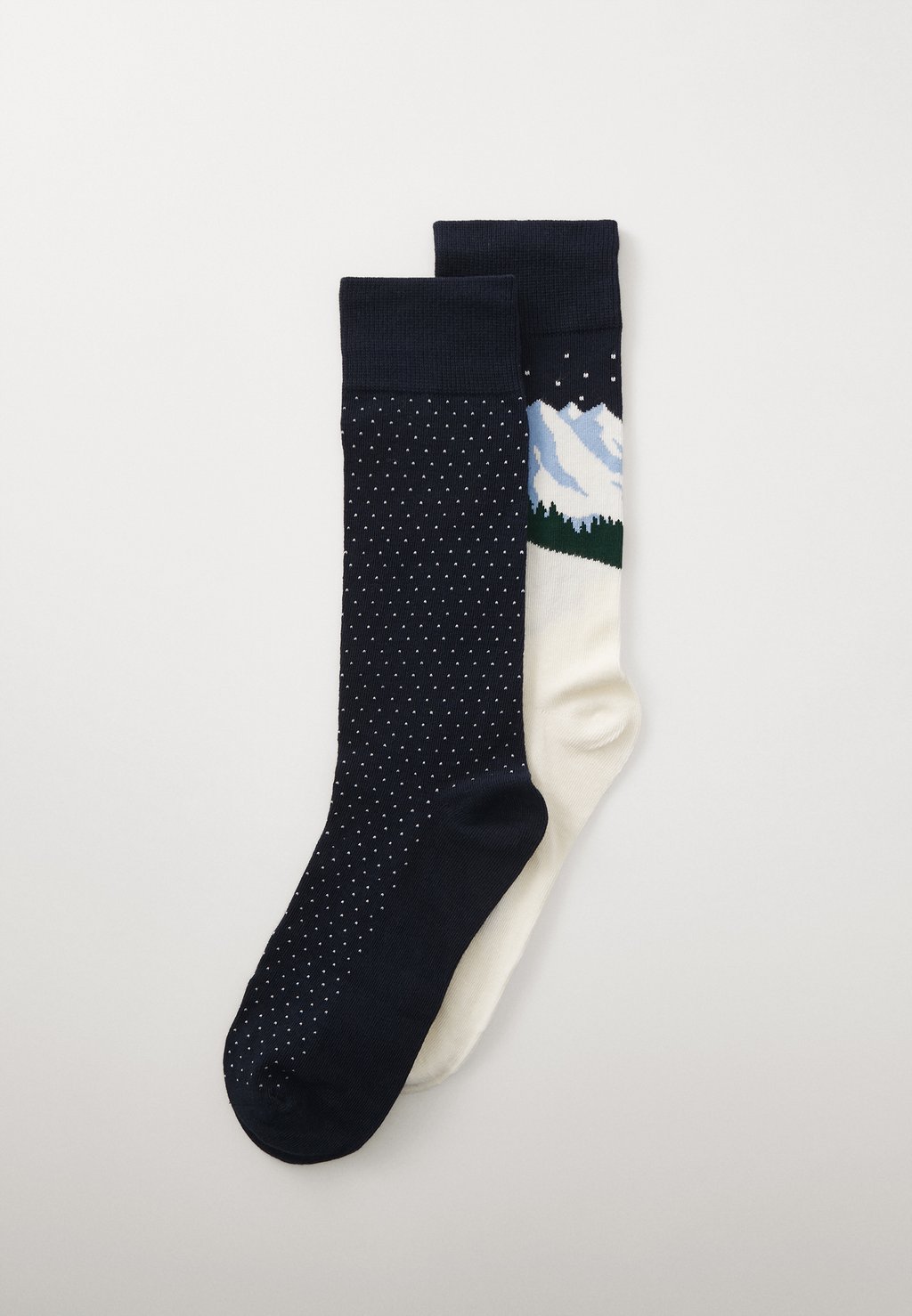 

Носки SKIERS ARTWORK SOCKS 2 PACK GANT, темно-синий