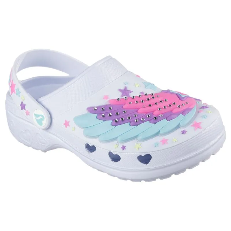 Skechers Kids Детские сандалии low top белые для детей 3-7 лет — фото 4