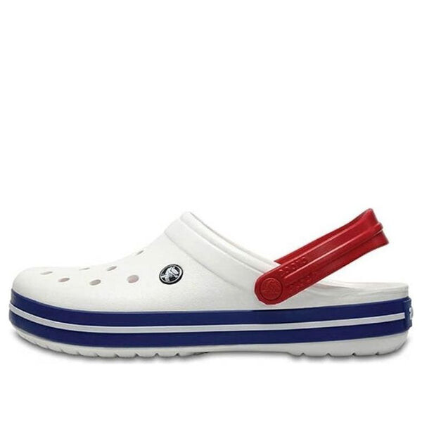 

Сандалии beach white blue sandals 'white blue' Crocs, белый