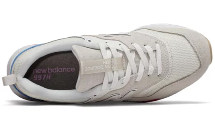 Кроссовки (WMNS) New Balance 997 'Ivory Blue Pink', бежевый — фото 3