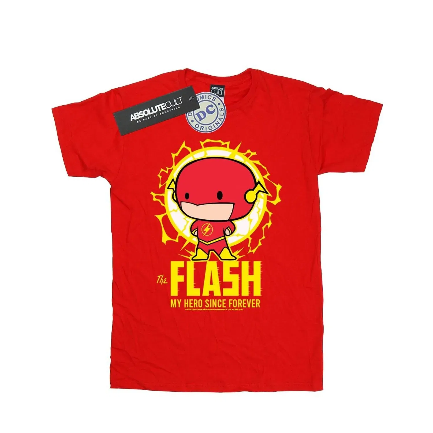 Футболка с принтом Flash Dc Comics, красный — фото 2