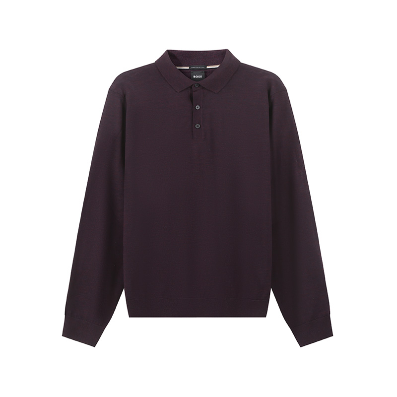 

HUGO BOSS SS24 Джемпер мужской бордовый