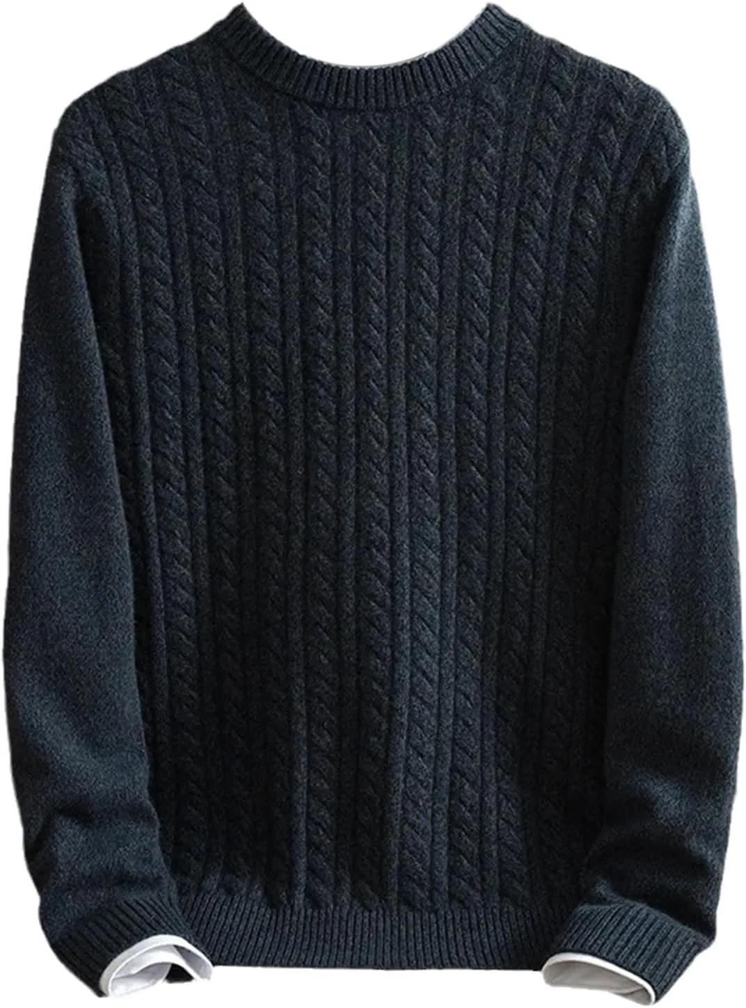 

Толстый зимний свитер Kelsiop из кашемира с круглым вырезом