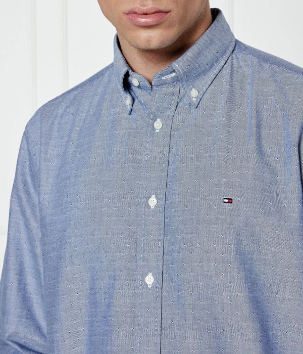 Рубашка мужская Tommy Hilfiger Regular Fit, синий — фото 4