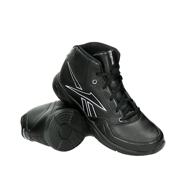 Черные синтетические женские кроссовки Studio Advance Mid Pea Up v46919 Reebok, черный — фото 4